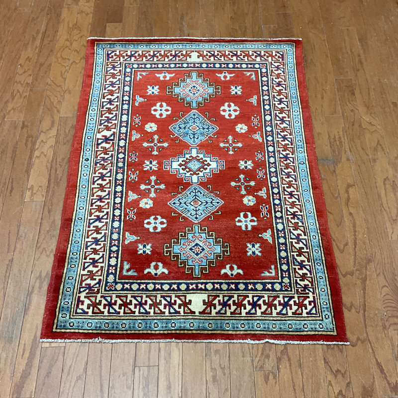  Tapis en laine fait à la main Kazak