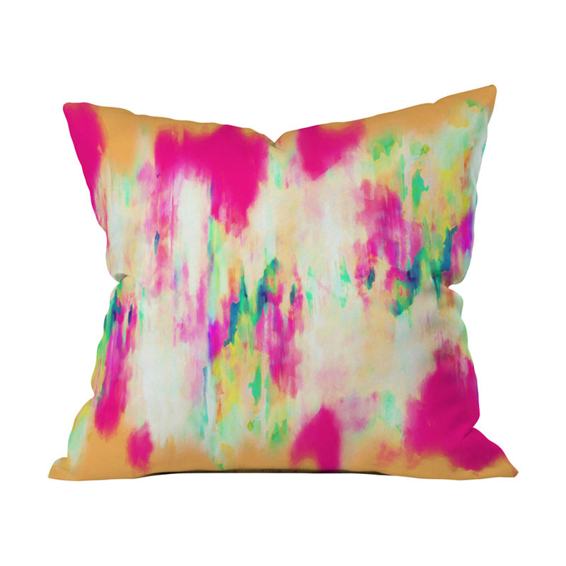 Electric Haze Outdoor Throw Pillow, 20" x 20"