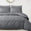 Premium Reversible Duvet Cover Set with Zipper Closure and Corner Ties-122515731