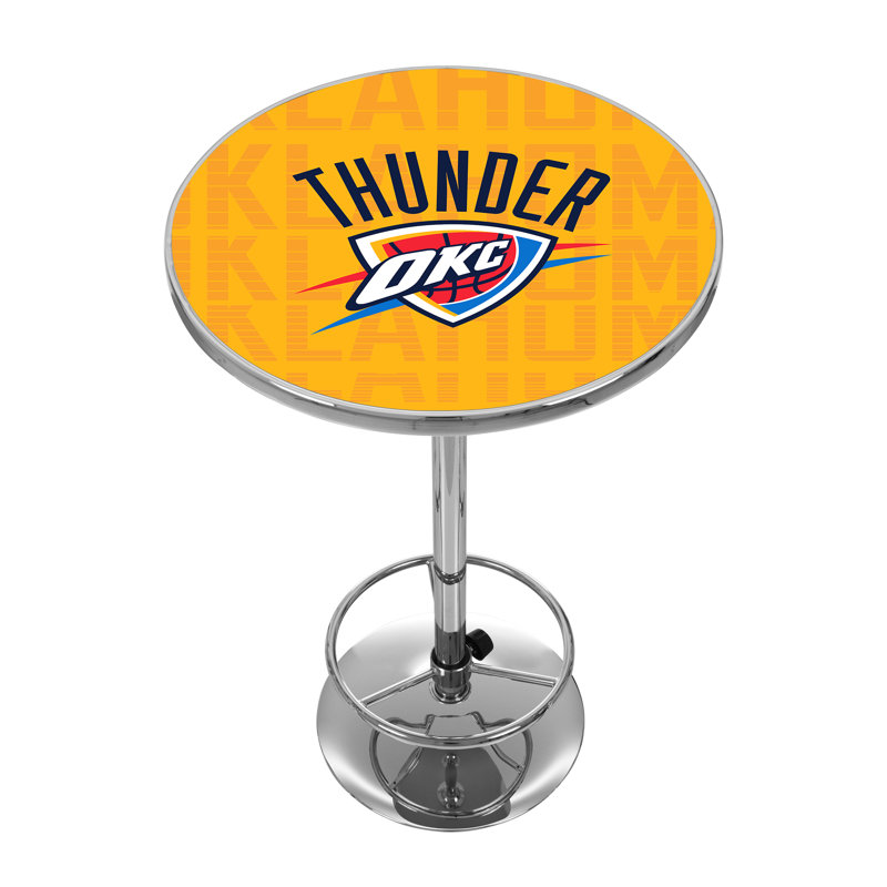 Table de bar avec repose-pieds NBA City, Thunder d'Oklahoma City
