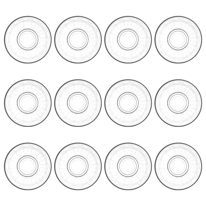 LAV - Klasik Dimpled Glass Tea Cup Saucers - 10cm