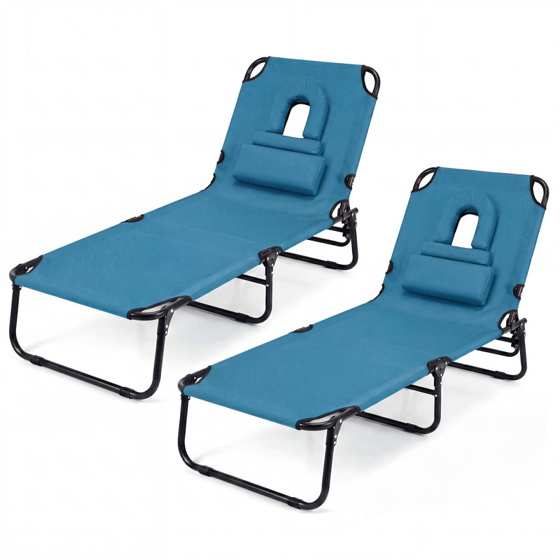 Sifet Outdoor Chaise Lounge Set, Blue