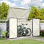 Atrice 6 ft. W x 3 ft. D Metal Garbage Shed-458522149