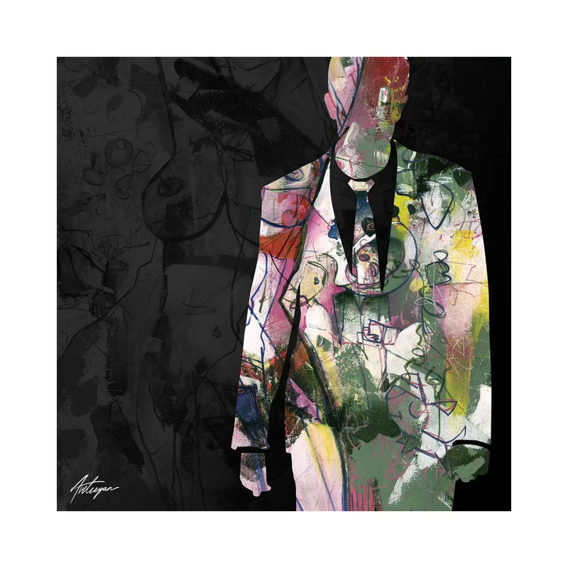 Conversations IV by Jack Avetisyan - Painting on Canvas, 66.04cm H x 66.04cm W x 1.9cm D, Wrapped Canvas
