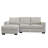 Roy Grey Left Facing Sectional