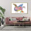 Manuel Roman - Bird Graphic Art Canvas-564416453-777181516