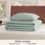 Ensemble de housse de couette à tissage gaufré 100% coton Essential Collection-106246745-109512985