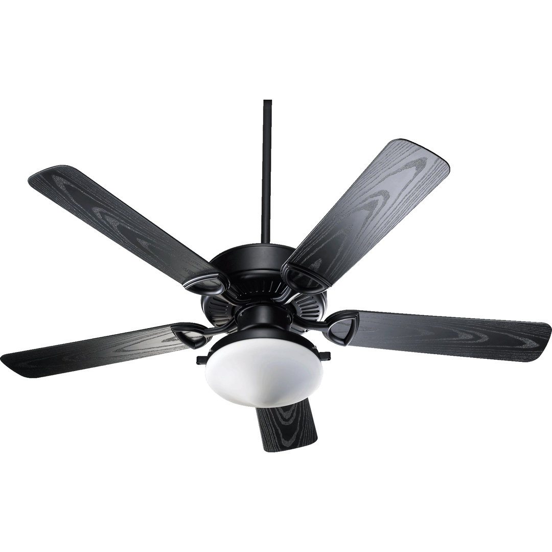 52" Wojtowicz Outdoor Standard Ceiling Fan with Light Kit Included Charlton Home® 