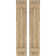 Americraft 2 Batten Exterior Real Wood Joined Board-N-Batten Shutters (Per Pair)