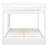 Queen White Bunk Bed , Pine And Build, , No Box Spring, Easy Assembly Process