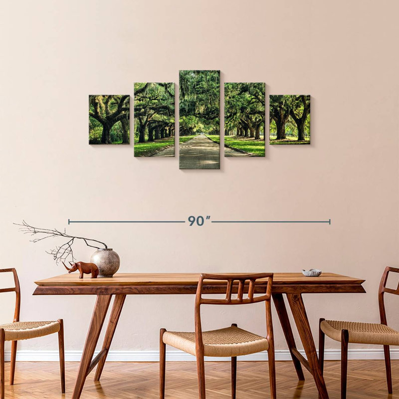 Canopy Trees, 34" H x 74" W