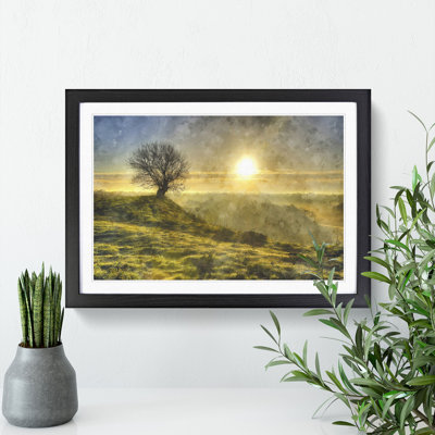 Tree at Sunrise Vol.1 - Picture Frame Graphic Art
