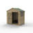 Beckwood 7 ft. 10 in. W x 7 ft. 6 in. D Solid Wood Apex Garden Shed