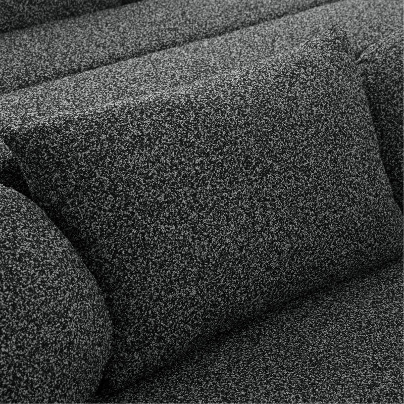 Canapé modulaire Boneless Couch, Noir