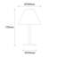 Lampe de table noire 18,11 "Brittany