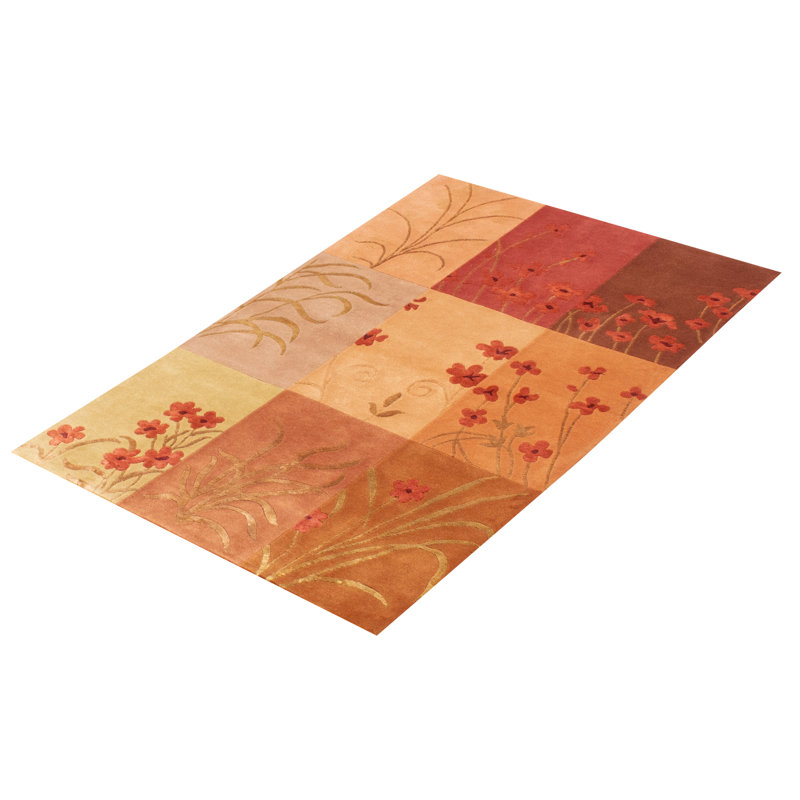 One-of-a-Kind 3'9" X 5'9" New Age Wool Area Rug in