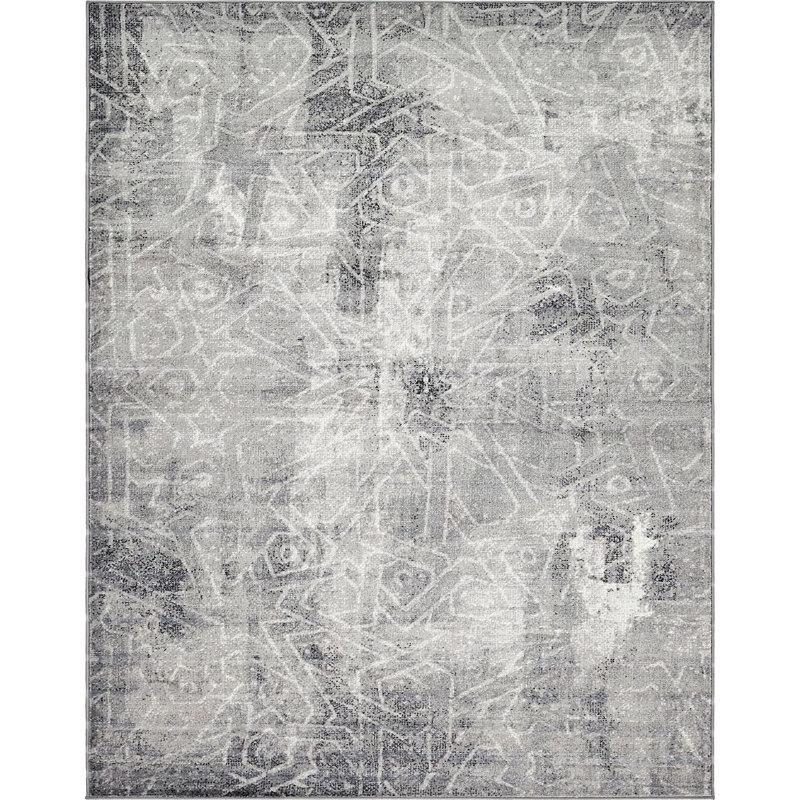 Pantle Ikat Indoor Rug, Rectangle 8' x 10'