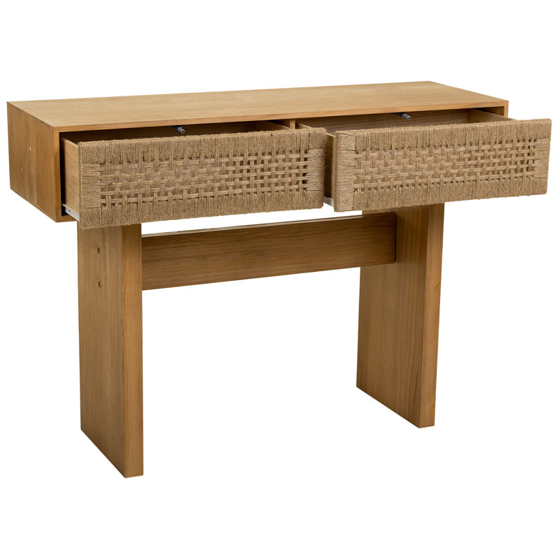 Aliecia 110cm Solid Wood Console Table