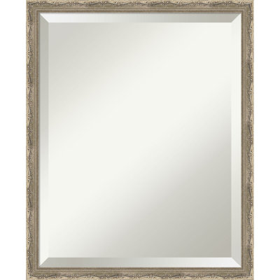 Mila Beveled Wood Framed Wall Mirror