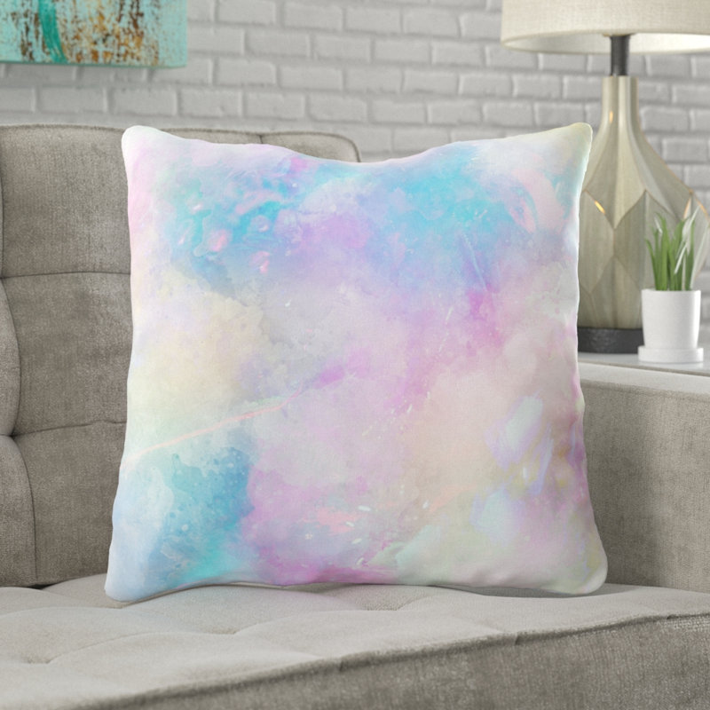 Coussin décoratif Elim, Microsuède, Intérieur