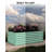 2 Pcs 8x4x2 FT Metal Raised Garden Bed Green-418434911-418434908