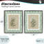 Ensemble de 2 cadres flottants Green Botanical-893298202-893298201