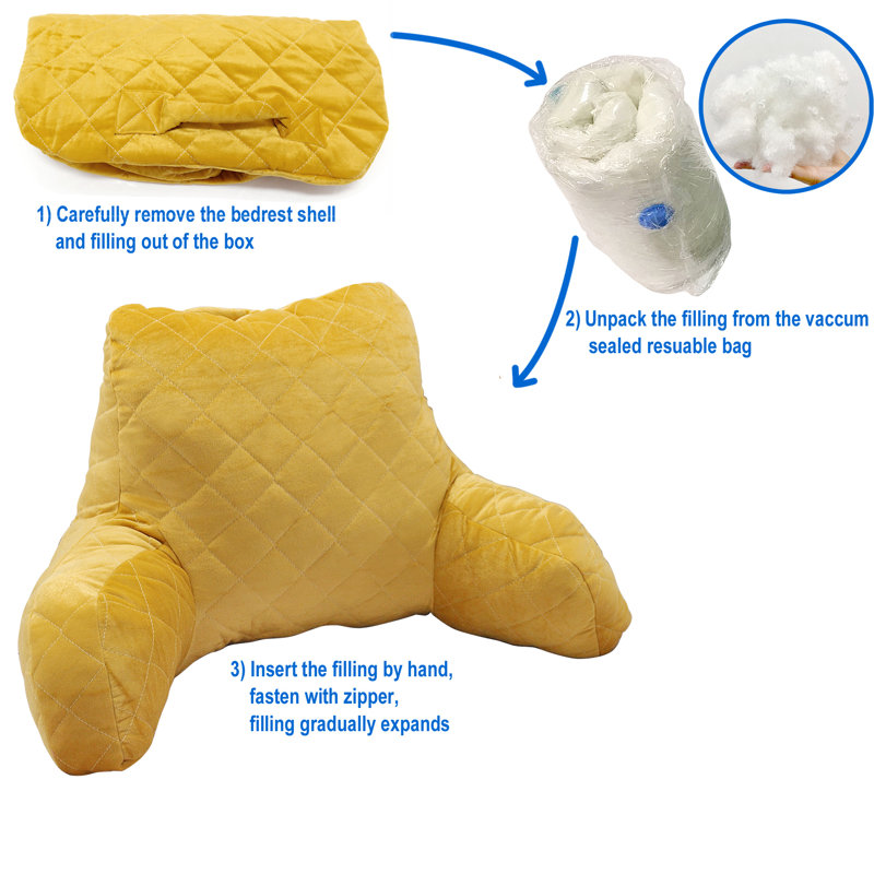 Velvet Throw Pillow Cover & Insert, Lemon Curry