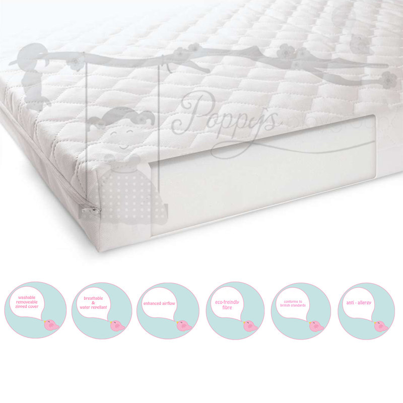 Cowie Symple Stuff Foam Mattress, Toddler (70 x 140 cm)