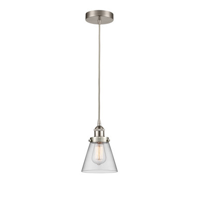 Cone 1 Light Mini Pendant
