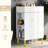 21.6" White Bathroom Vanity