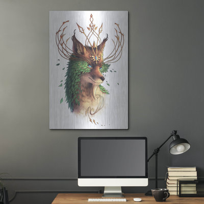 "Fox Colored" par JoJoes, art sur métal