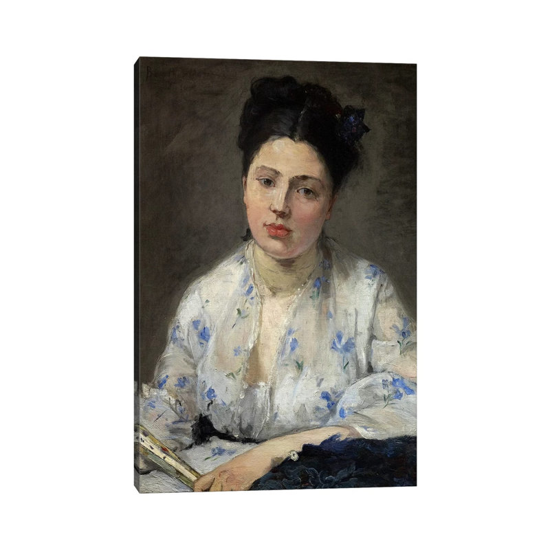 Young Woman (Jeune Femme), 1871 by Berthe Morisot - Wrapped Canvas Painting