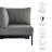 Modway Tahoe Outdoor Patio Powder-Coated Aluminum Modular Corner Chair-95616649