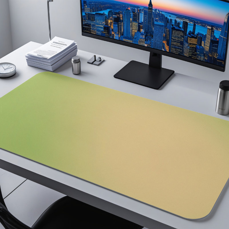Polyester Desk Pad, 14.4x12.1