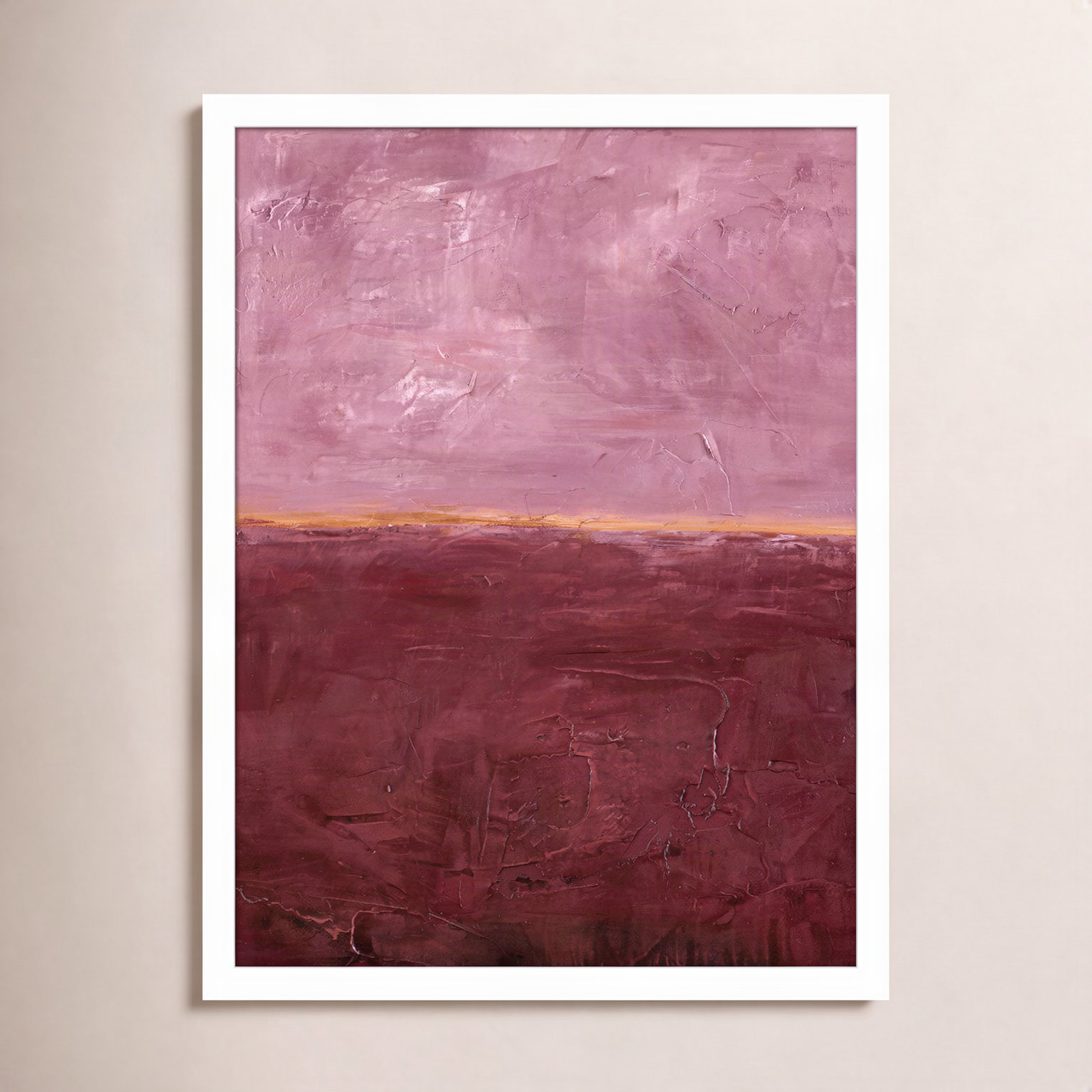 Edge Rose Print by Design Fabrikken, 21" H x 16" W, White