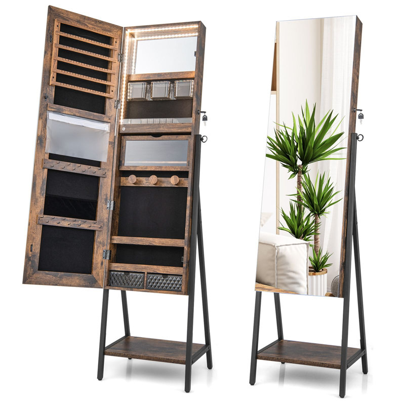 Freestanding Jewelry Armoire