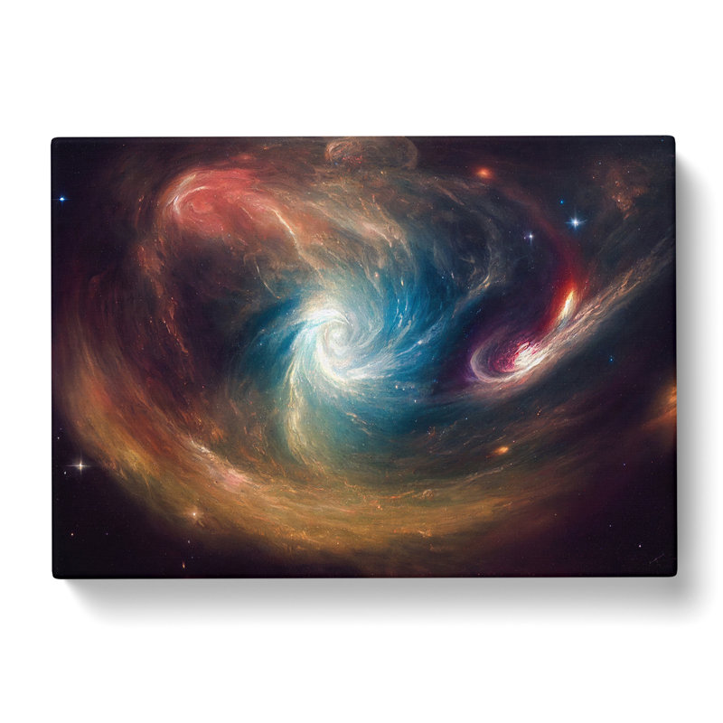 Captivating Galaxy Vol.5 - Wrapped Canvas Photograph - Wrapped Canvas, 35cm H x 50cm W x 3cm D