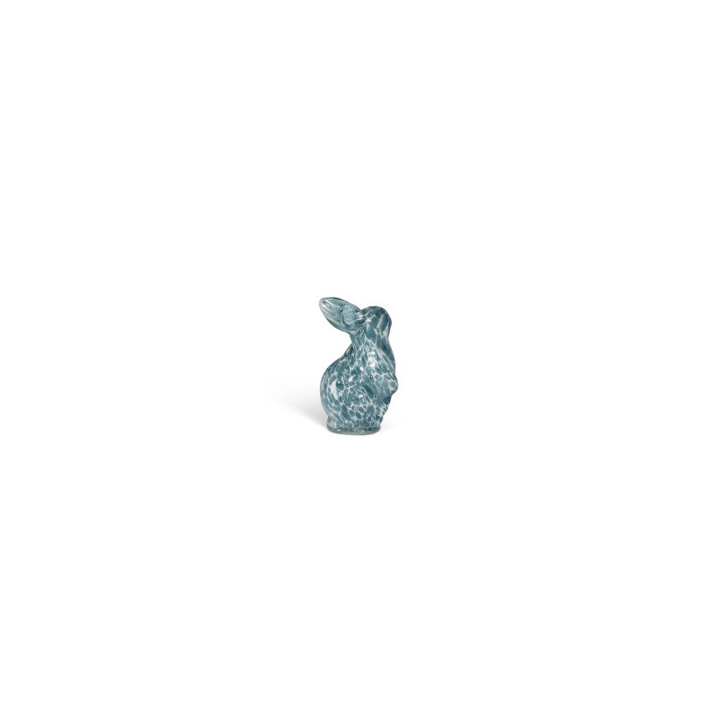 Blue Glass Bunny, Small