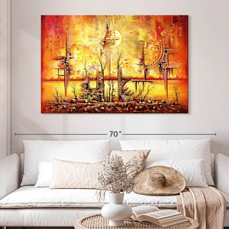 Kelan Sun Shine On My Mind, 34" H x 51" W