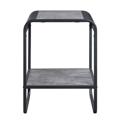table de bout style traîneau