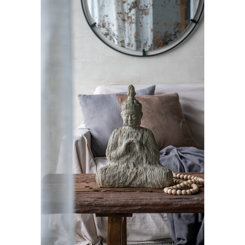 Bouddha en polyrésine 13 po x 6,5 po x 17 po