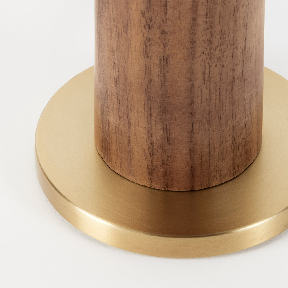 Walnut Desk Lamp, Brown