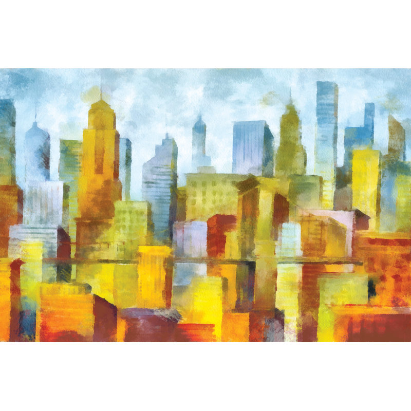 City - Wrapped Canvas Art Prints, 30cm H x 46cm W x 3.8cm D