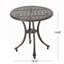 Table d'appoint d'extérieur en fonte d'aluminium