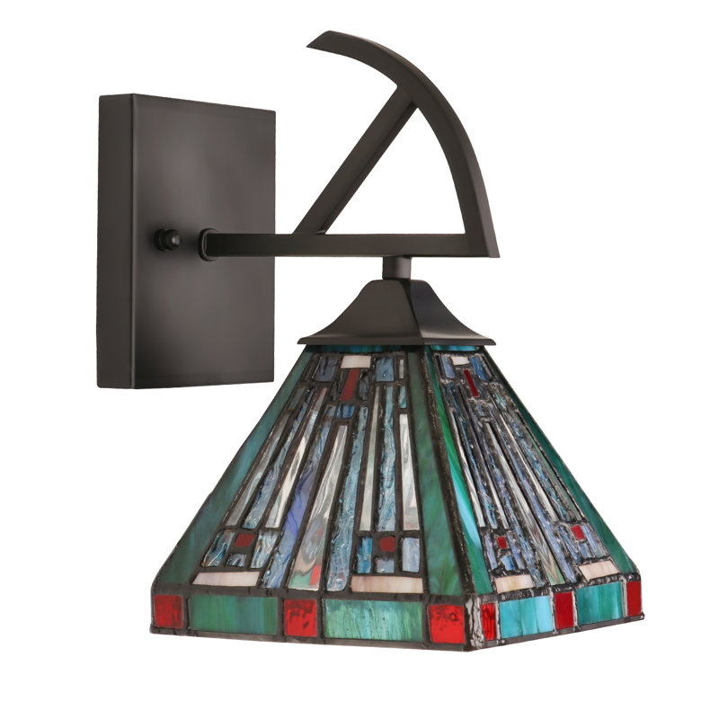 Applique murale 6 lumières CHLOE Lighting INNES Tiffany-Style Mission