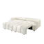 Canapé-lit 90,2 po 4 places en tissu Teddy-1154542903
