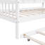 Lit double avec lit gigogne, lit pour enfant avec tablette-1666274758
