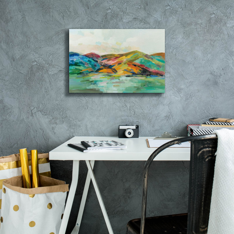 «California Spring» par Silvia Vassileva, art mural sur toile, 18 po x 12 po