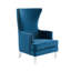 Fauteuil à oreilles en velours Bree d'une largeur de 73,914 cm-1508892317