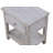 Geneva - 1 Drawer Nightstand with USB-A and USB-C Port - Distressed White Finish